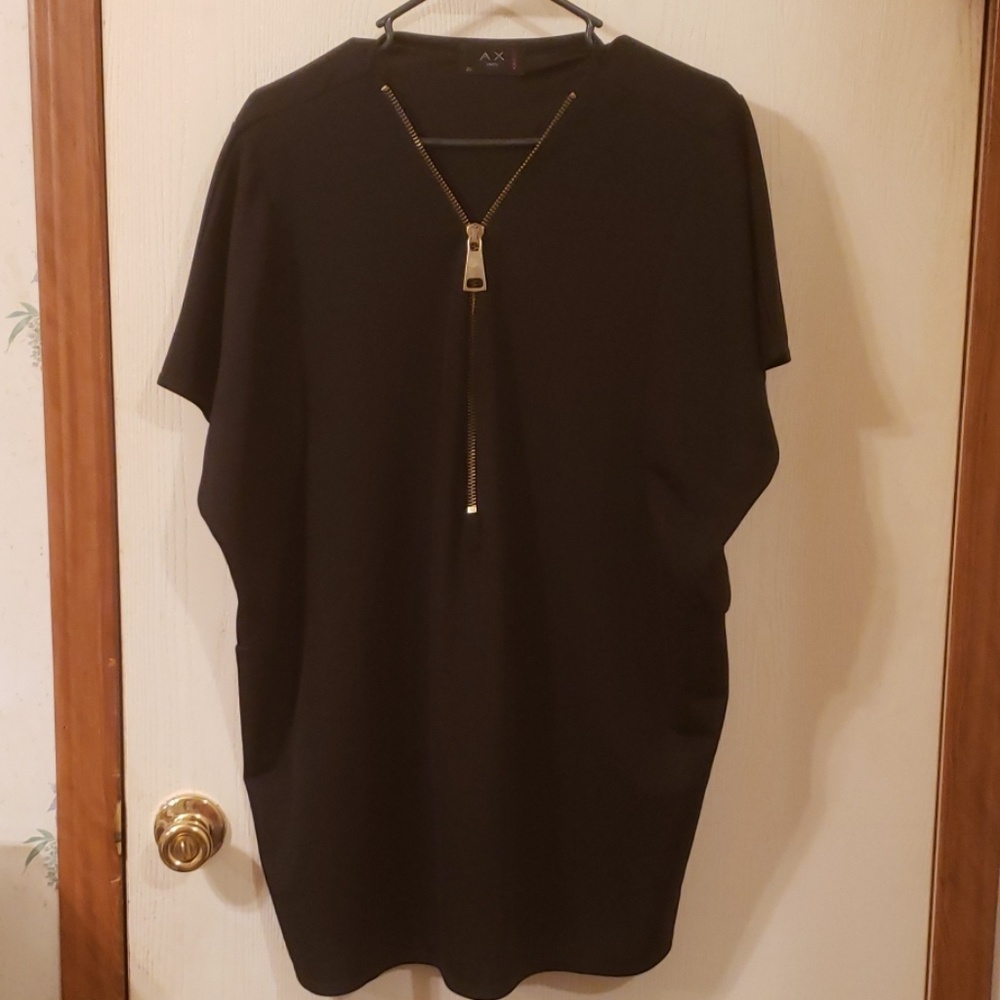 Mid Zip up blouse by AX Paris Curve 22